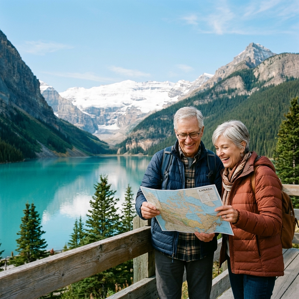 Visitors to Canada